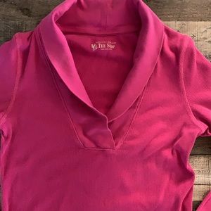 Victoria’s Secret tee shop shawl collar shirt